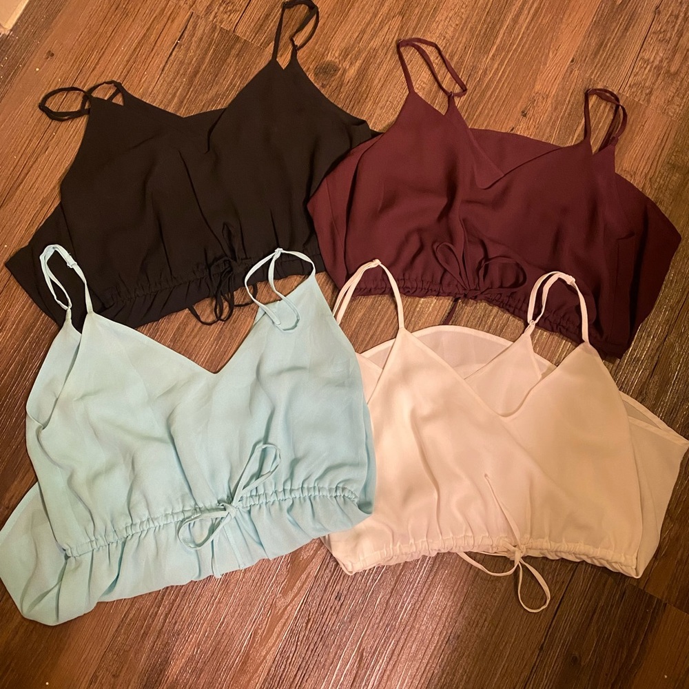 Babaton Aritzia Tank top blouses Would sell together for $50 or individually $20